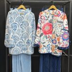 ست مانتو و شلوار ژاکارد طرح دار